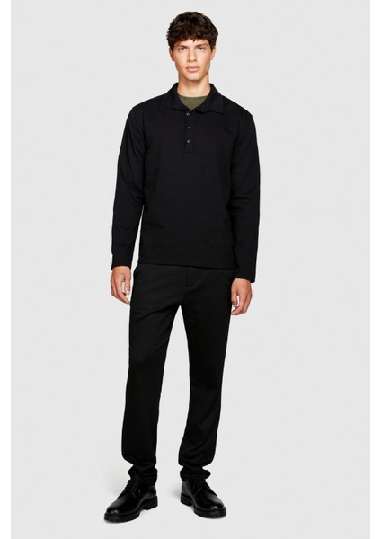 Poliviskoz Slim Fit Pantolon Erkek Renkli T-Shirt - 323A4W6ASF03G