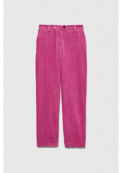 %100 Koton Jogger Kadife Pantolon Kadın Pembe T-Shirt - 323A453ULF03Z fiyatları