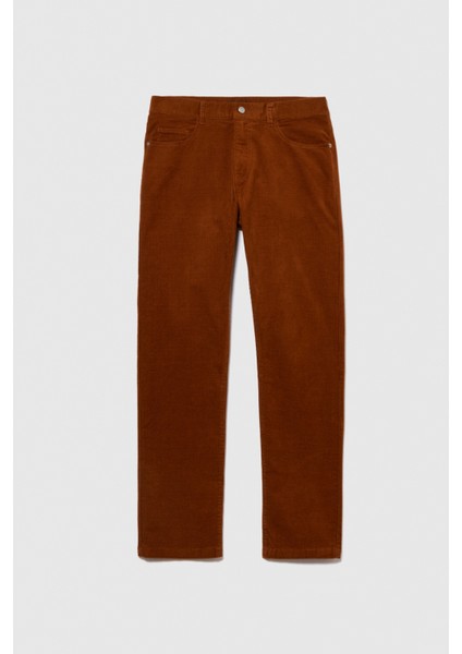 5 Cepli Regular Fit Kadife Pantolon Erkek Kahverengi T-Shirt - 323A432XSE01Q fiyatları
