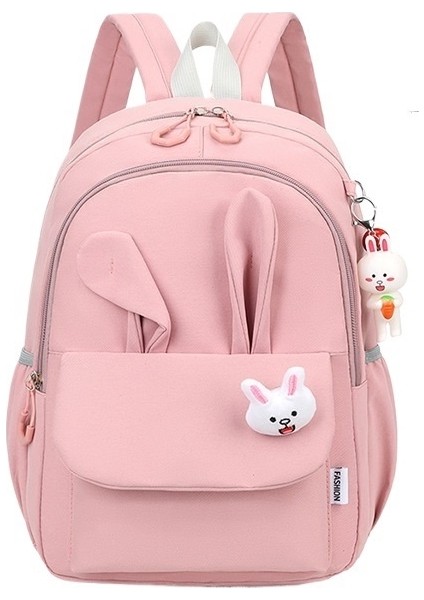 Kızlar Için Okul Çantası, Ilkokul Öğrencileri, Tavşan Karikatürü, Hafif Omurga Koruması, Su Geçirmez, 1, 2, 3 Ila 6. Sınıflar Için Büyük Kapasiteli Sırt Çantası (Yurt Dışından)