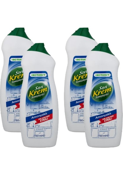 Amonyaklı Temizleyici 750ML x 4 Adet