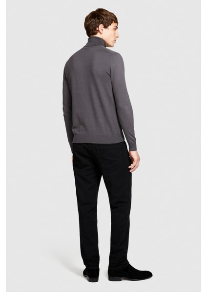 Koton Karışımlı Dik Yaka Kazak Erkek Sarı Kazak - 323A10F2S2244 indirimleri