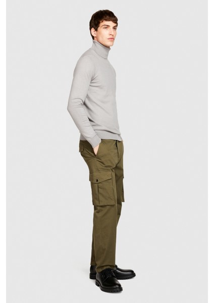 Koton Karışımlı Dik Yaka Kazak Erkek Siyah Kazak - 323A10F2S2244 fırsatları