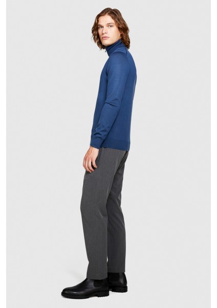 Yün Karışımlı Slim Fit Kazak Erkek Pembe Kazak - 323A11BAS200A fırsatları