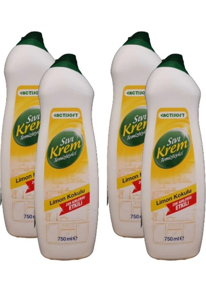 Limon Kokulu Temizleyici 750ML x 4 Adet