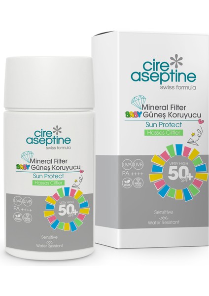 Mineral Filtreli Güneş Kremi Çocuk & Hassas 50 Spf 50 ml