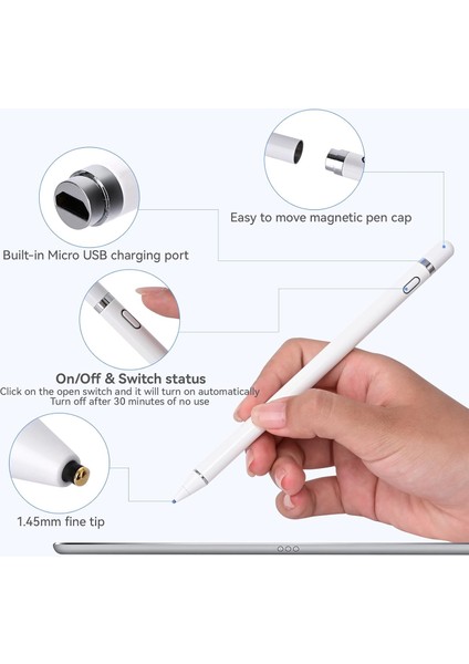 Stylus Pen Samsung Akıllı Telefon ve Tablet Için Dokunmatik Kalem