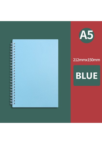 07-Çizgili Stil A5 Morandi Bobin Spiral A5 Günlük Ajanda Defteri Izgara Kağıt Günlük Haftalık Planlayıcı Ajandası Organizer Not Defteri Okul Ofis Malzemeleri Kırtasiye (Yurt Dışından)