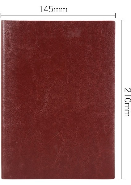 Bordo Tarzı A5 Noktalı Yumuşak Kapaklı A5 Noktalı Bullet Dotted Günlük Seyahat Planlayıcı Defter Not Defteri (Yurt Dışından)