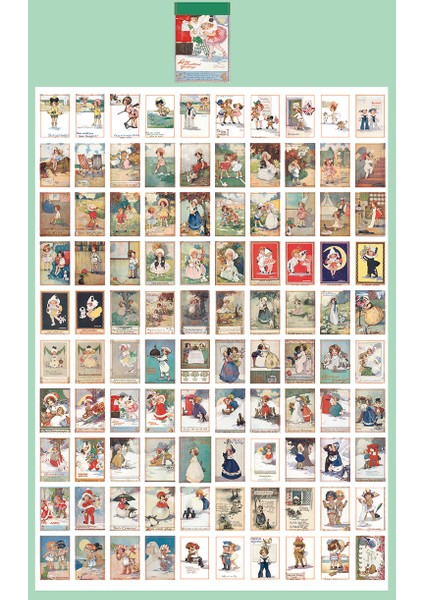 Xixiliunian Tarzı Notlar Yapışkanlı Memo Yaprakları Vintage Tavşan Kızlar Bebek Kağıt Günlük Scrapbooking Etiketler Ofis Okul Kırtasiye (Yurt Dışından)