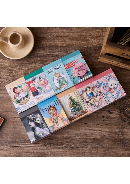 Xixiliunian Tarzı Notlar Yapışkanlı Memo Yaprakları Vintage Tavşan Kızlar Bebek Kağıt Günlük Scrapbooking Etiketler Ofis Okul Kırtasiye (Yurt Dışından) fiyatları