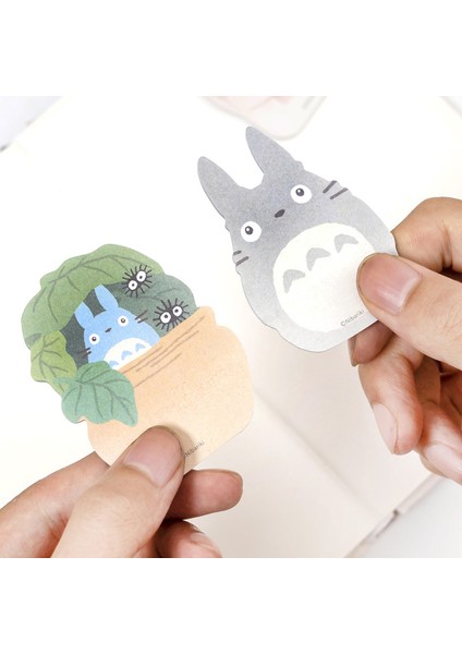 Yeşil Stil Kawaii No Face Man Totoro Yapışkan Not Defteri Günlük Kırtasiye Süsleme Çıkartmaları Scrapbook Dekoratif Sevimli Karikatür N Kez Yapışkan (Yurt Dışından)