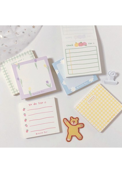 1 Adet 100 Yaprak A Stili Tulip Not Kağıdı Basit Stil Kıravat Mesaj Notu Kawaii Kırtasiye Bloknot Ofis Notu Ofis Malzemeleri (Yurt Dışından) fırsatları