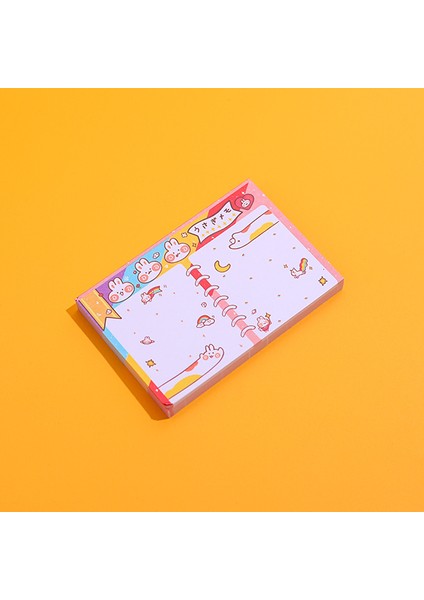No.4 Tarzı Tatlı Unicorn Not Defteri Çizgi Film Tavşan Kalın Koparılabilir Not Yapışkan Not Ofis Aksesuarları Kawaii Kırtasiye (Yurt Dışından) fırsatları