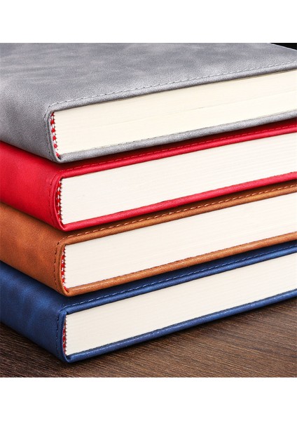 No.14 Tarzı A5 360 Sayfa Süper Kalın Balmumu Kokulu Deri A5 Ajanda Defter Günlük Iş Ofis Çalışma Defteri Not Defteri Günlük Okul Malzemeleri (Yurt Dışından)