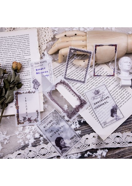 E Stili Geri Zamanlar Vintage Hatıra Notları Günlük Malzeme Kağıt Koleksiyonu Scrapbook Kırtasiye (Yurt Dışından)