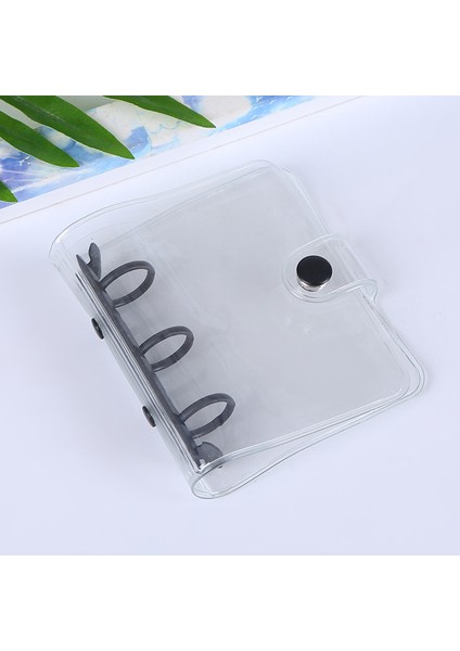 Siyah Stil M Ring Binder Defter Ajandası Günlük Günlük Sevimli Kore Kırtasiye Defter ve Ajanda Scrapbooking Şirin Ofis Okul Malzemeleri (Yurt Dışından)