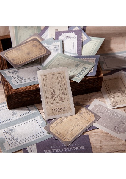 C Stili Dimeets Retro Malikane Serisi Yaratıcı Not Defterleri Scrapbooking Dergi Vintage Dekoratif Baz Kağıt Kırtasiye Karıncalar Hattı Ile (Yurt Dışından)