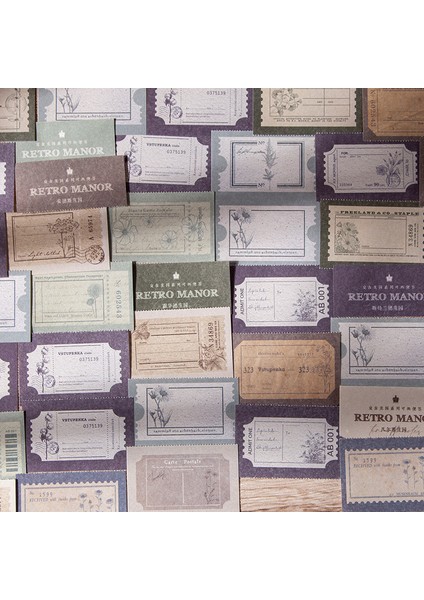 C Stili Dimeets Retro Malikane Serisi Yaratıcı Not Defterleri Scrapbooking Dergi Vintage Dekoratif Baz Kağıt Kırtasiye Karıncalar Hattı Ile (Yurt Dışından) fırsatları