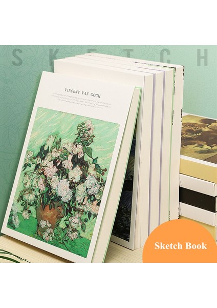 Xingkong Tarzı 26CM x 18.5cm Krem Rengi Kağıt Defter Öğrenci Sanat Boyama Çizim Suluboya Defter Grafiti Sketchbook Okul Kırtasiye (Yurt Dışından) fiyatları