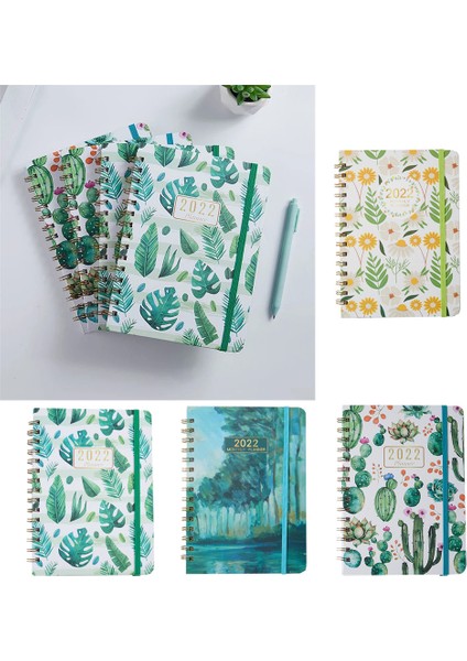 Pembe Gül Tarzı A5 Günlük Ajanda Spiral Organizatör Defter Hedef Alışkanlık Zaman Çizelgesi Okul Malzemeleri - Türkçe (Yurt Dışından) fiyatları