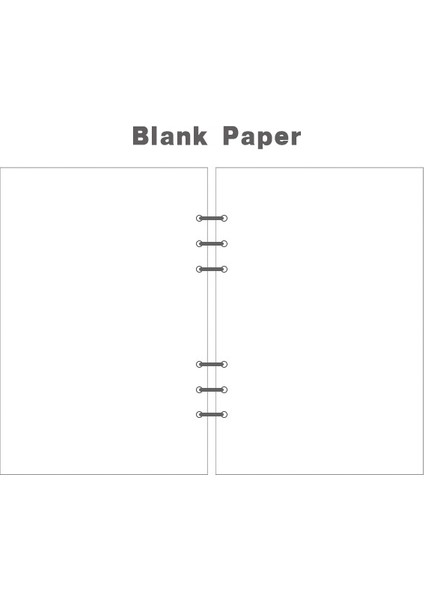 Boş Stil A6 Yumuşak Kawaii A5 A6 Defter Kağıdı Doldurma Spiral Cilt Içindekiler Iç Sayfalar Aylık Haftalık Günlük Planlayıcı Ajanda (Yurt Dışından)