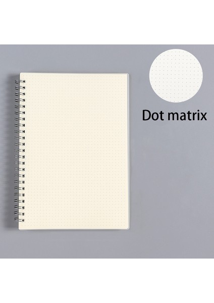 Dot Matrix Stili B5 Okul Malzemeleri Kırtasiye A5 A6 B5 Spiral Defter Spiral Not Defteri Yapılacak Listesi Çizgili Nokta Boş Izgara Kağıt Günlük Defter Çizim Defteri (Yurt Dışından)