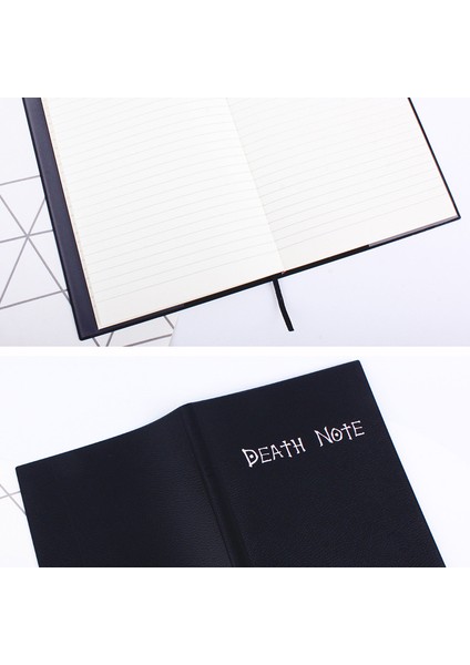 Koyu Haki Stili Death Note Defter Seti Deri Günlük ve Kolye Tüy Kalem Animasyon Sanat Yazma Günlüğü Death Note Not Defteri (Yurt Dışından) indirimleri