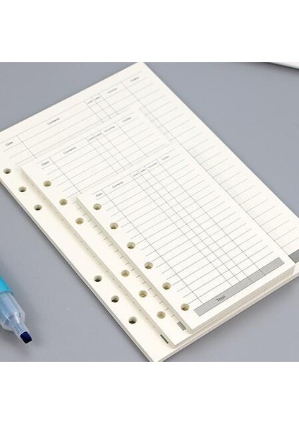 Finans Stili A5 Köpekbalığı A5 A6 Fermuarlı Defter Fotoğraf Organizatörü Gevşek Yapraklı Kapak Günlük Bullet Şeffaf Pvc Ajanda Kırtasiye (Yurt Dışından)