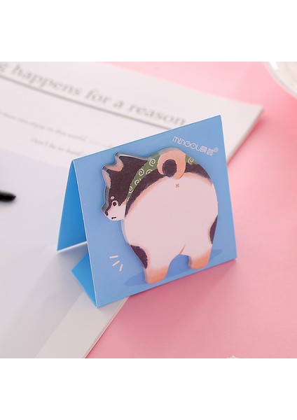 Köpek Stili Mengtaeets Sevimli Hayvan Popo Notlar Yapışkan Memo Pad Ayraçlar Kedi Penguen N Defa Yapışkan Ofis Kırtasiye Malzeme (Yurt Dışından)