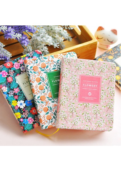 Tropikal Tarz A6 Yeni Gelen Sevimli Pu Deri Çiçekli Zarf Takvim Defter Haftalık Planlayıcı Defter Okul Ofis Malzemeleri Kawaii Kırtasiye (Yurt Dışından) fiyatları