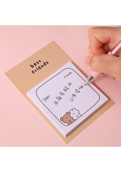 Yeşil Stil 30 Yaprak Sevimli Karikatür Ayı Yapışkan Notlar Memo Pad Günlük Kırtasiye Parçacıklar Scrapbook Dekoratif Kawaii N Defa Yapışkanlı (Yurt Dışından)