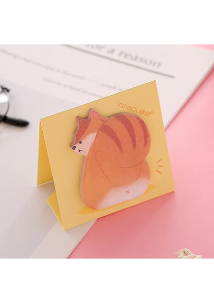 Sincap Tarzı Mengtaeets Sevimli Hayvan Popo Notlar Yapışkan Memo Pad Ayraçlar Kedi Penguen N Defa Yapışkan Ofis Kırtasiye Malzeme (Yurt Dışından)