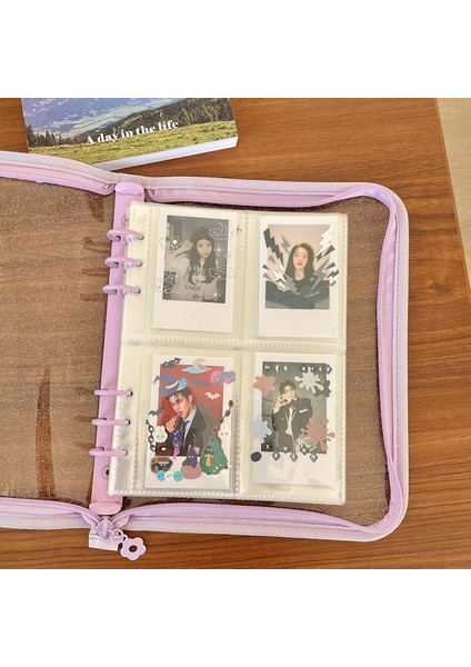 A6 3 Izgara Çanta Stili A5 Mınkys A5 A6 Fermuarlı Dosya Kartları Toplama Kitap Kartpostal Organizatörü Günlük Defter Witleeves Okul Kırtasiye (Yurt Dışından)