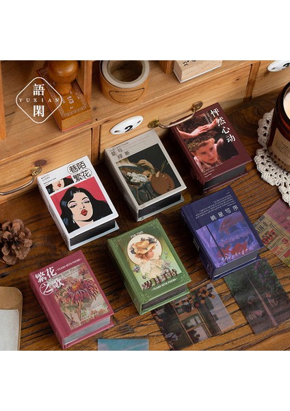 Jiaopianqingshu Tarzı Rebecca Dream Çöp Defteri Kağıt Günlüğü Scrapbooking Etiketler Ofis Okul Kırtasiye Not Defteri (Yurt Dışından)