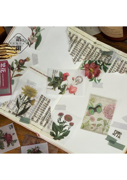 Jiaopianqingshu Tarzı Rebecca Dream Çöp Defteri Kağıt Günlüğü Scrapbooking Etiketler Ofis Okul Kırtasiye Not Defteri (Yurt Dışından)