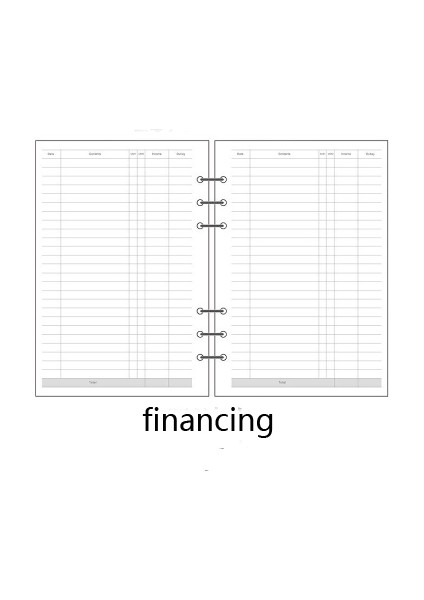 Finansman Tarzı A7 Basit Tarzı Yarı Mat Ciltli Kayışlı A5 Planlayıcı Ofis Malzemeleri Içi Çıkarılabilir Çekirdekli A6 A7 Defter Günlük A6 A7 Defter Bürosu Malzemeleri (Yurt Dışından)