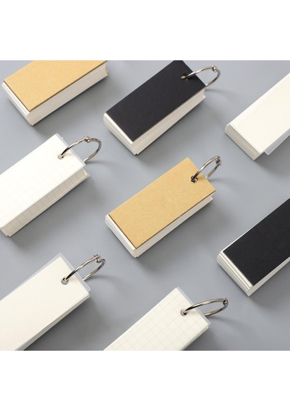 Kare Tarzı 1 Adet Mini Spiral Defter Sevimli Halka Toka Çevre Dostu Kelime Kitabı Kart Yırtılabilir Not Defterleri Kawaii Memo Pad Yapışkanlık Yok (Yurt Dışından)