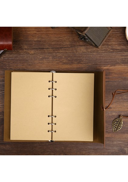 Kırmızı Stil Sanat Bağbozumu Deri Retro Defter Günlük Not Defteri Edebiyat Pu Deri Not Defteri Kırtasiye Hediye Seyahatçi Günlüğü Planlayıcılar Ofis Okul Malzemeleri (Yurt Dışından) indirimleri