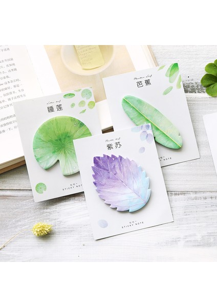 D Stili 30 Yapraklı Notlar Kendinden Yapışkanlı Memo Pad Yapışkan Notlar Yapışkan Notlar Hatırlatıcı Planner Sticker Kitap Ayracı (Yurt Dışından)