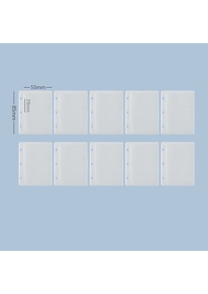 10 Adet Kart Sahibi Tarzı M Ring Binder Defter Ajandası Günlük Günlük Sevimli Kore Kırtasiye Defter ve Ajanda Scrapbooking Şirin Ofis Okul Malzemeleri (Yurt Dışından)