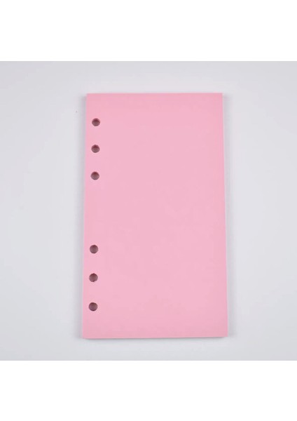 Boş Sıcak Pembe Tarzı A6 Mınkyeets Pembe Mor Renkli A5 A6 Defter Kağıdı Dolum Spiral Bağlayıcı Içindekiler Günlük Aylık Haftalık Ajandası (Yurt Dışından)