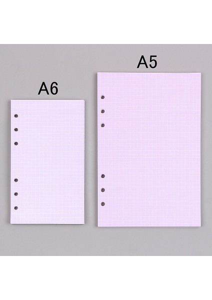 Boş Sıcak Pembe Tarzı A6 Mınkyeets Pembe Mor Renkli A5 A6 Defter Kağıdı Dolum Spiral Bağlayıcı Içindekiler Günlük Aylık Haftalık Ajandası (Yurt Dışından)
