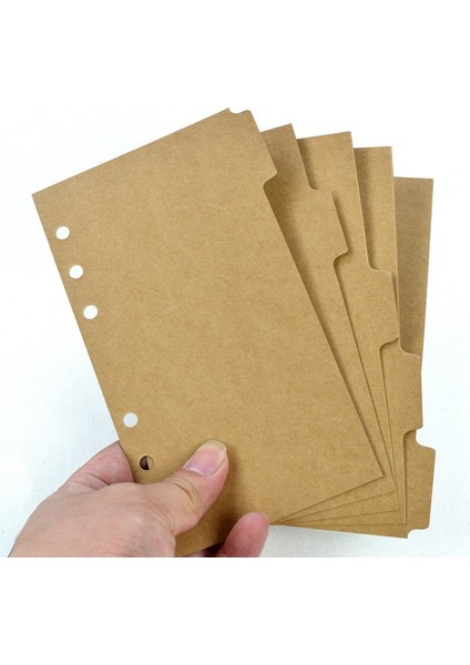 Çikolata Tarzı A6 A5 A6 Dosya Bölücüleri Endeks Sayfası Için Halka Defter Süsleme Günlük Kırtasiye Okul Ofis Malzemeleri (Yurt Dışından)