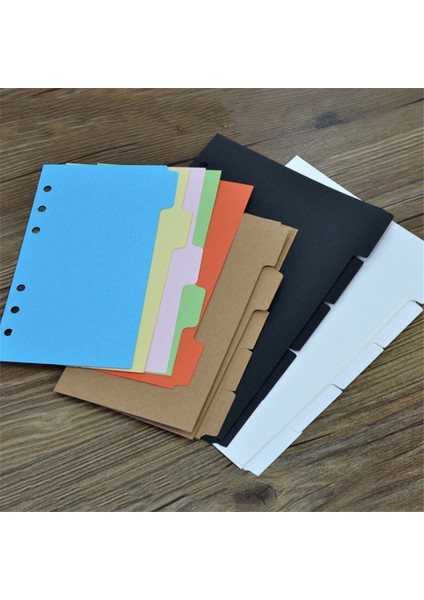 Çikolata Tarzı A6 A5 A6 Dosya Bölücüleri Endeks Sayfası Için Halka Defter Süsleme Günlük Kırtasiye Okul Ofis Malzemeleri (Yurt Dışından) modelleri