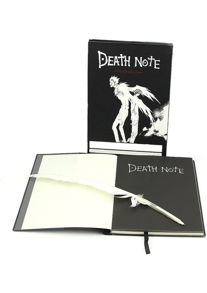 Kolye ile Kitap 1 Tarzı Anime Death Note Defter Seti Deri Günlük Toplama Death Note Defter Okul Büyük Anime Temalı Yazma Günlüğü (Yurt Dışından)
