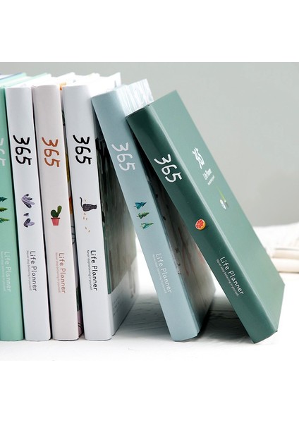 Ginkgo Stili 365 Planlayıcı Ajanda Defter Renkli Iç Sayfa Tasarım Yıllık Günlük Plan Günlük Kayıt Hayat Defteri Hediye Ofis Malzemeleri (Yurt Dışından)