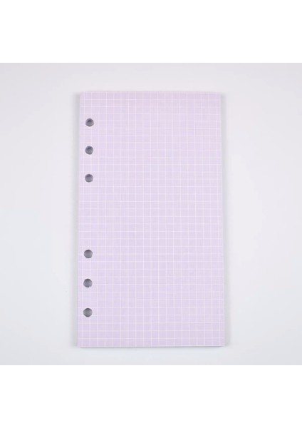 Mor Izgara Stili A5 Günlük A7 A6 A5 Şeffaf Gevşek Yapraklı Ciltli Defter Defter Iç Çekirdek Kapak Not Defteri Günlük Planlayıcı Ofis Kırtasiye Malzemeleri (Yurt Dışından)
