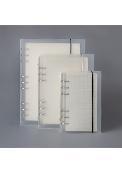 Pembe Stili Listelemek Için A6 Günlük A7 A6 A5 Şeffaf Gevşek Yapraklı Ciltli Defter Defter Iç Çekirdek Kapak Not Defteri Günlük Planlayıcı Ofis Kırtasiye Malzemeleri (Yurt Dışından)