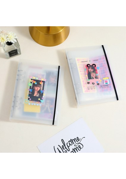 Beyaz Stil Kore Idol Fotoğraf Organizatörü Ajanda Günlük Planlayıcı Kapağı Okul Kırtasiye Binder Saklama Toplama Kitap Günlük Agenda Planner Cover School Stationery (Yurt Dışından) fiyatları